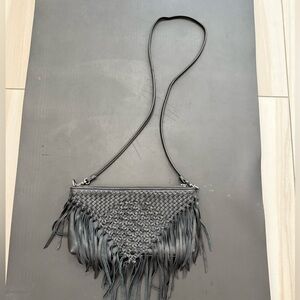 The Sak black leather crossbody bag